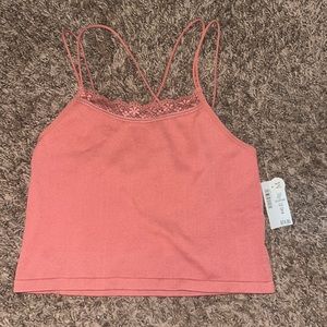 NWT Dusty Pink Aeropostale Cropped Tank
